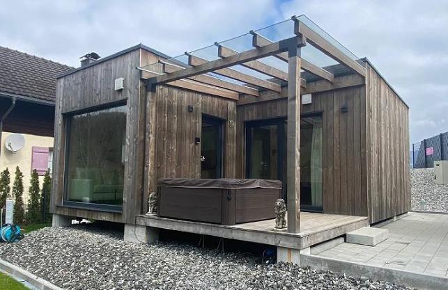 Modulhaus King-Cab aus Holz
